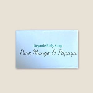 natural mango & papaya body soap